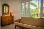 Futon on bedroom 3 with garden view